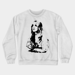 Stevie Nicks pop art portrait Crewneck Sweatshirt